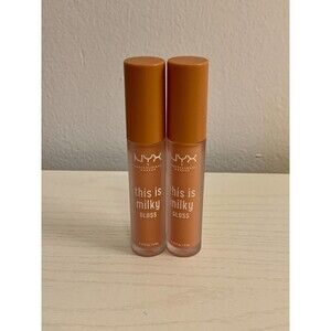 2X Set NYX Professional Makeup This Is Milky Gloss MILK & HUNNY Lip Gloss New
